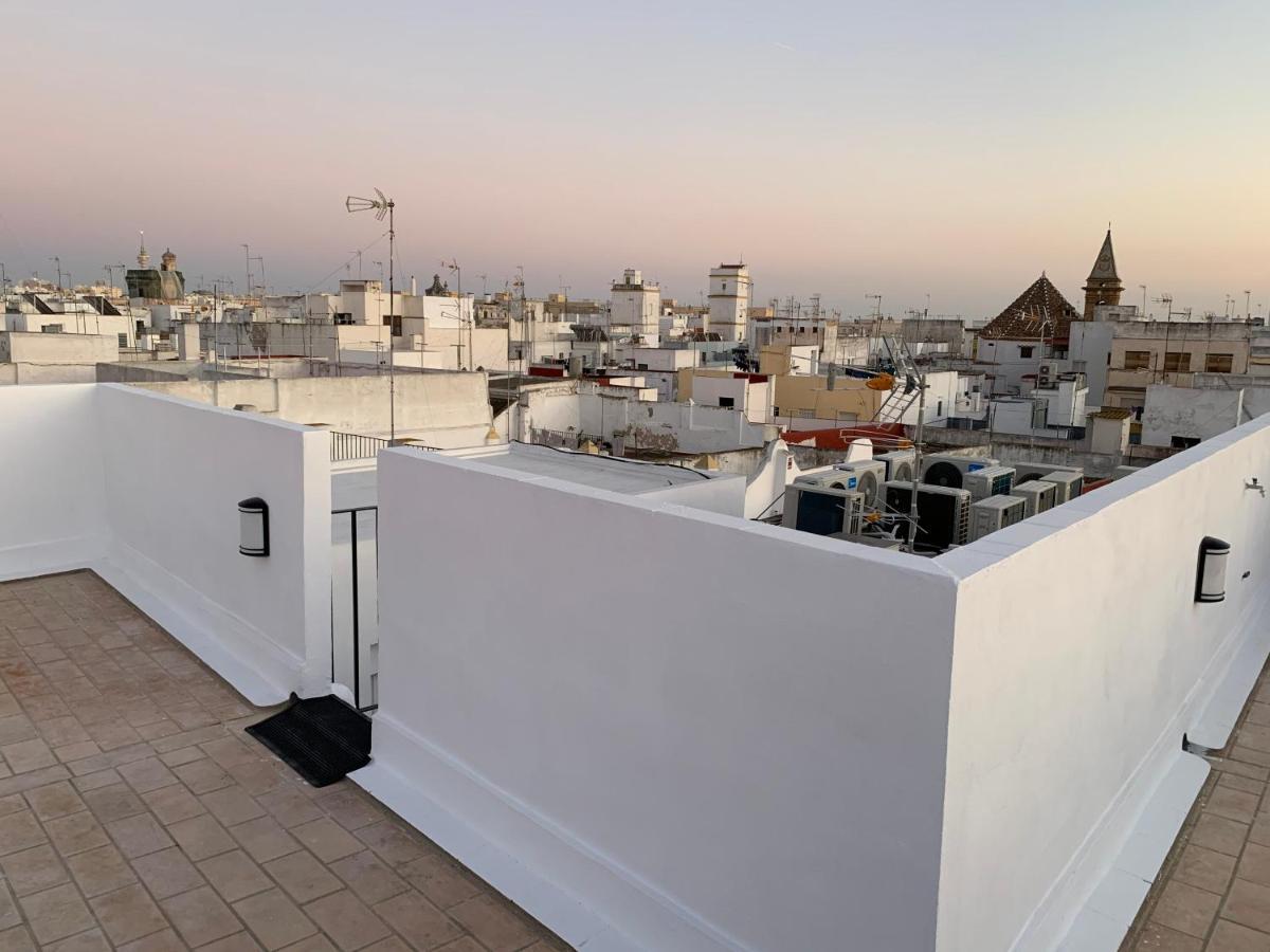 Atico Terraza Cadiz Centro Ascensor Playa De La Caleta Lägenhet Exteriör bild