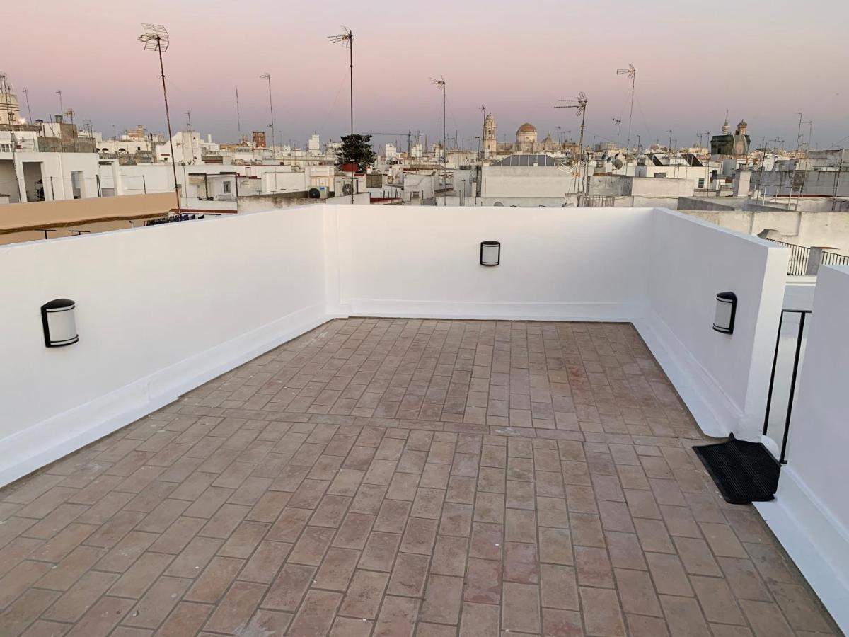 Atico Terraza Cadiz Centro Ascensor Playa De La Caleta Lägenhet Exteriör bild