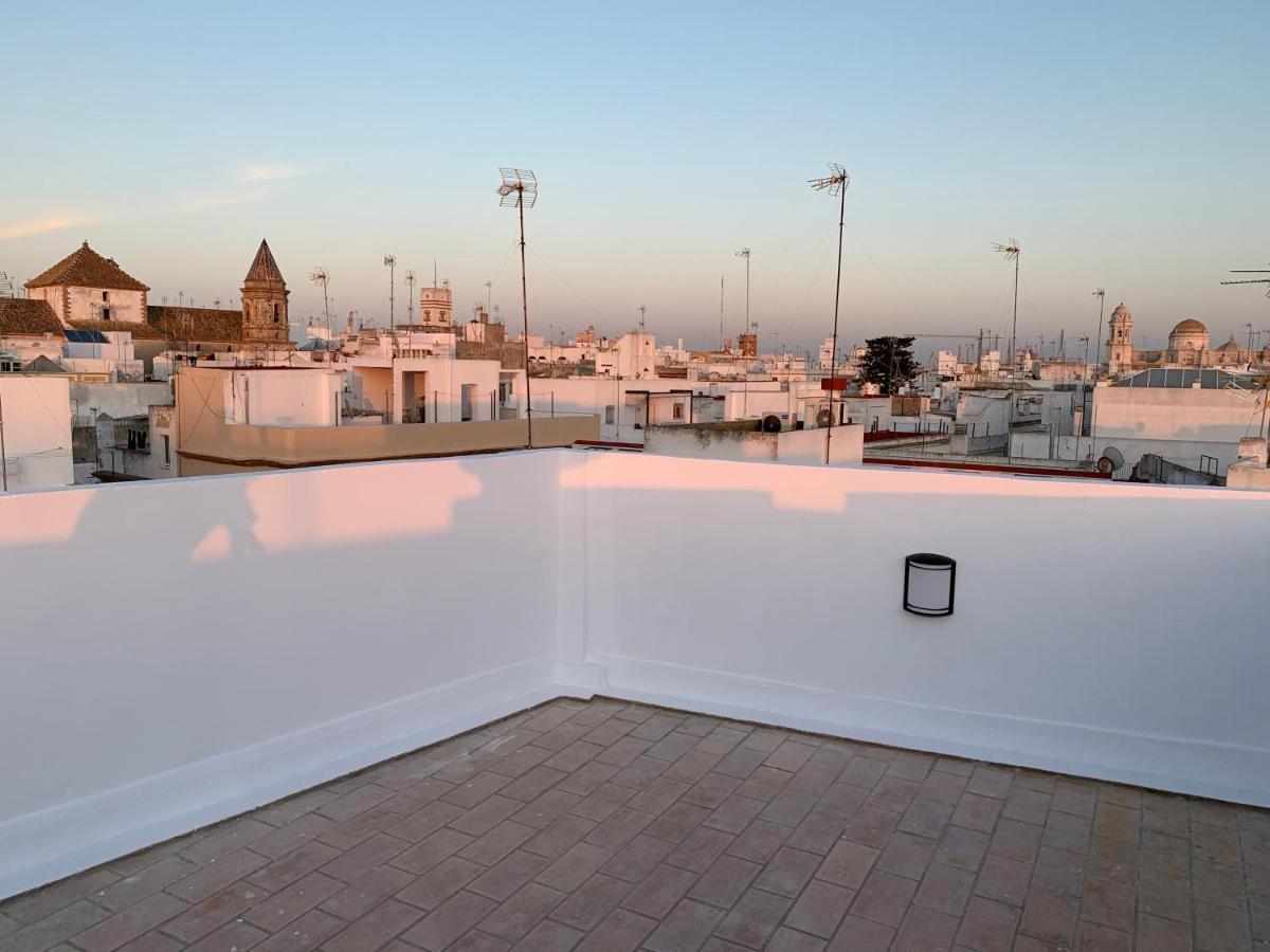 Atico Terraza Cadiz Centro Ascensor Playa De La Caleta Lägenhet Exteriör bild