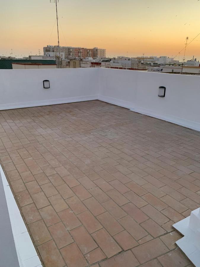 Atico Terraza Cadiz Centro Ascensor Playa De La Caleta Lägenhet Exteriör bild